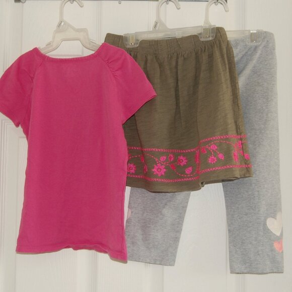 Girls Age: 6/7 Bundle, 100% Cotton Summer Top & Bottoms - Picture 2 of 15